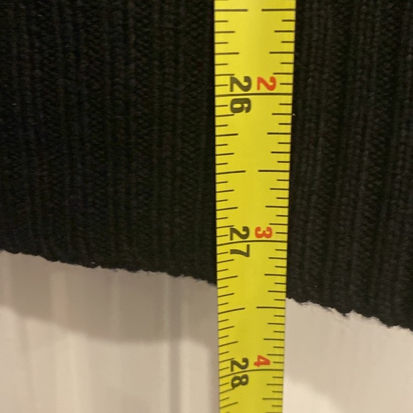 INC - open knit sweater: black sequin l/s - XL - Picture 7 of 16